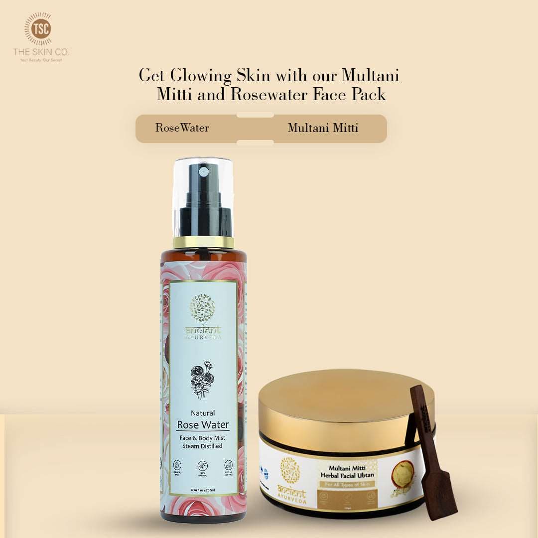 Multani Mitti and Rose water Face pack
