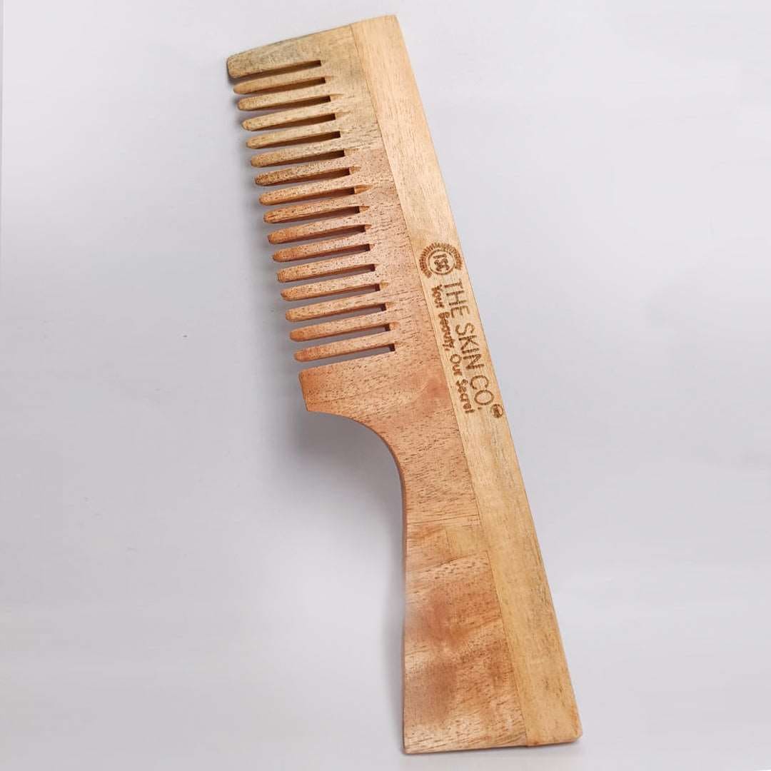 Neem Wood Handle Comb 19 X 5 cms