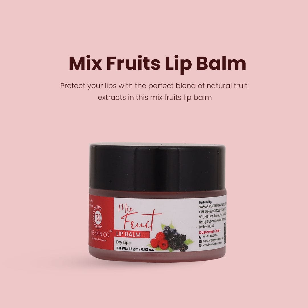 Mix Fruit Lip Balm- 15 Gm
