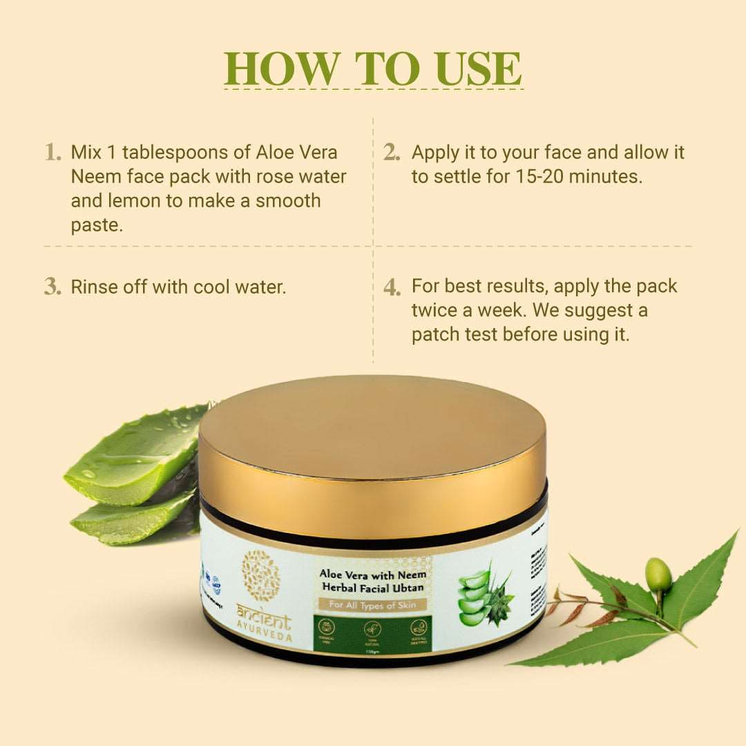 Aloe Vera Face Ubtan Benefits