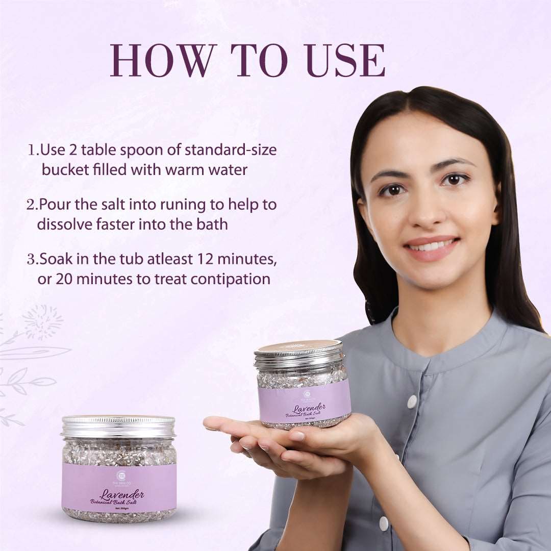 how to use lavender bath salts