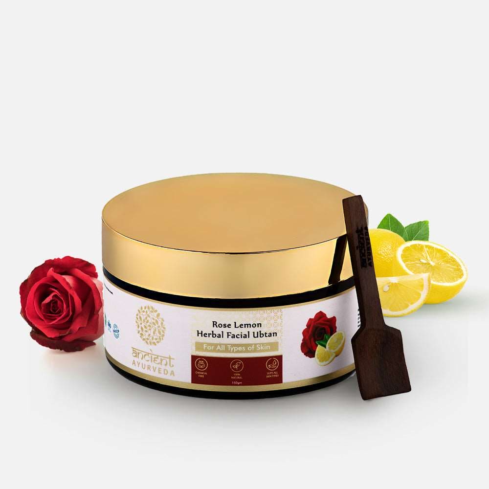 Face Radiant Combo- Rose Lemon Face Pack 150 gm With Natural Rose Petal Water 200 ml