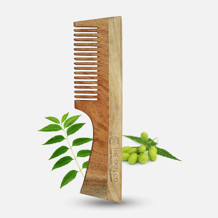 Neem Wood Handle Comb 19 X 5 cms