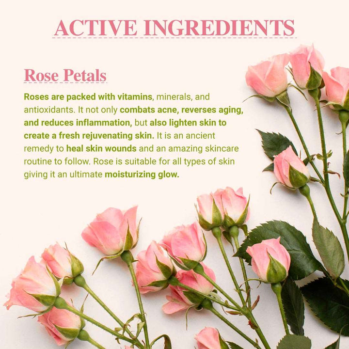 rose petal water benefits