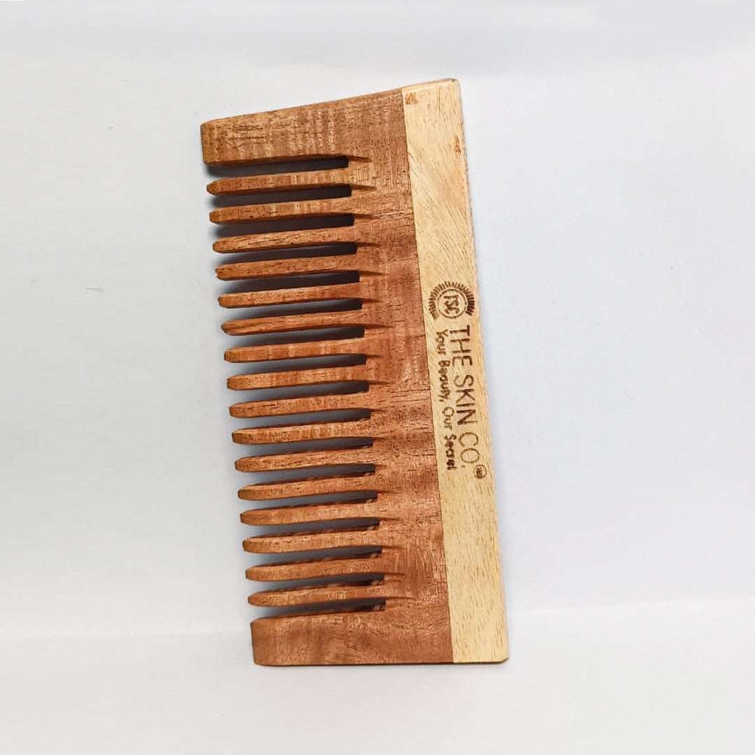 Neem Wood Shampoo Comb 14 X 5.5 cms