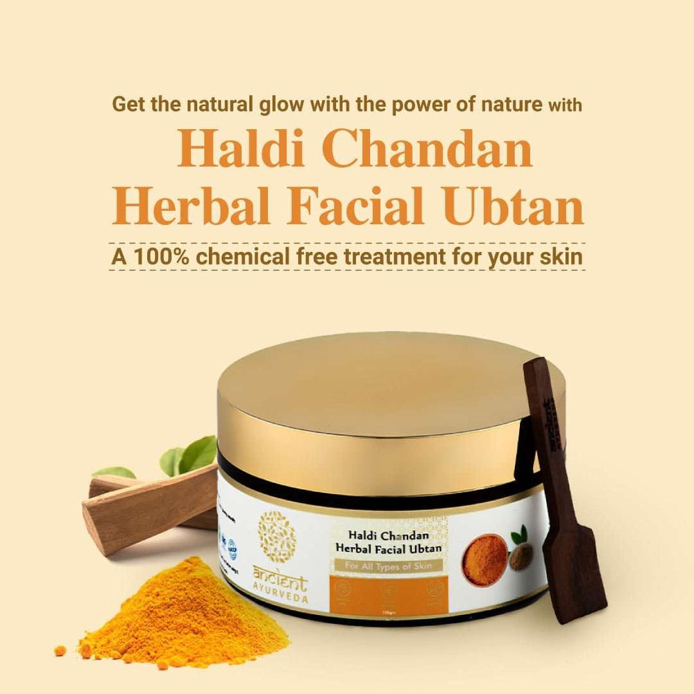Haldi Chandan Herbal Facial Ubtan Face Pack- 150 GM - theskincostore