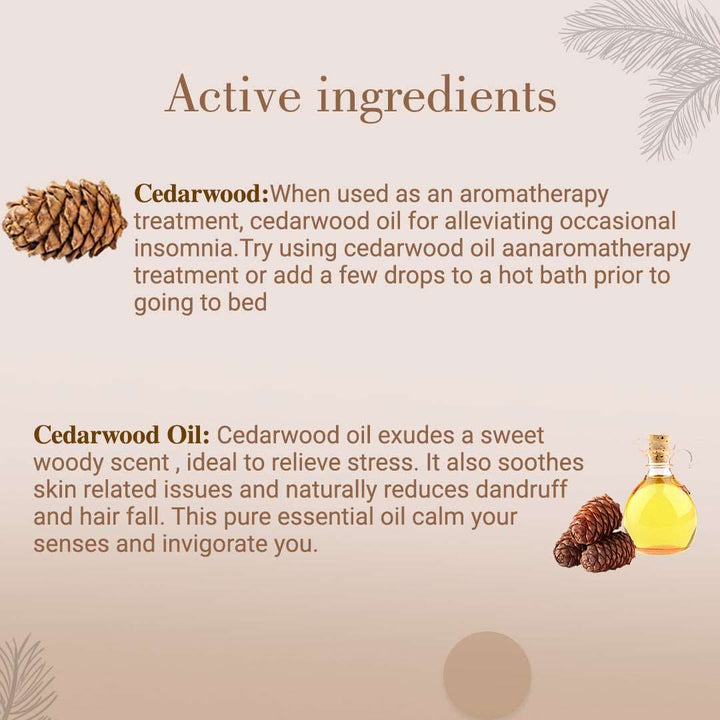 Cedarwood oil uses