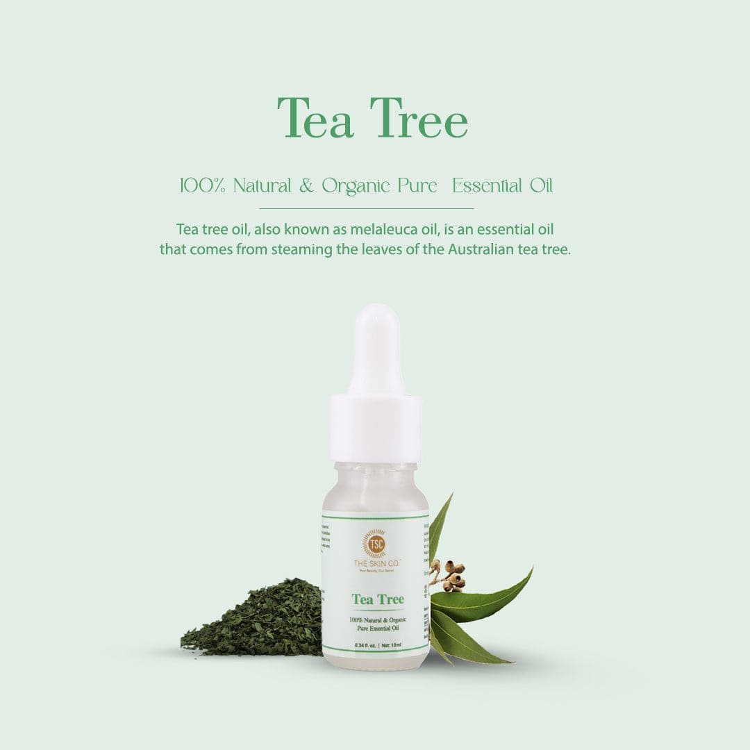TEA TREE 100% NATURAL & ORGANIC PURE ESSENTIAL OIL- 10 ML