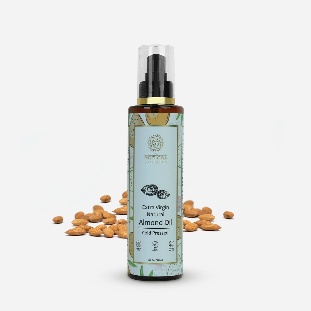 Extra Virgin Cold Pressed Natural Almond Oil- 200 ML - theskincostore