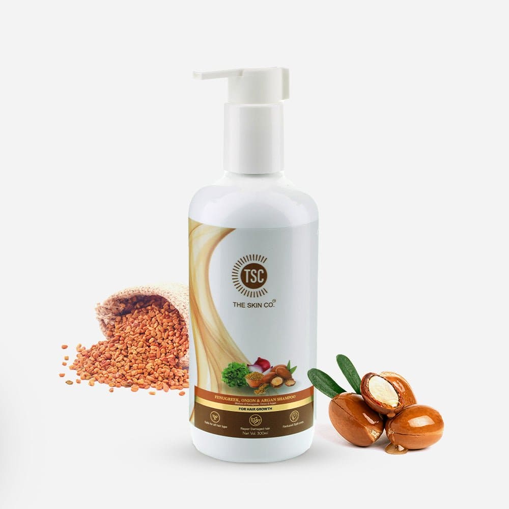 Fenugreek,Argan & Onion Hair Shampoo- 300 ML - theskincostore