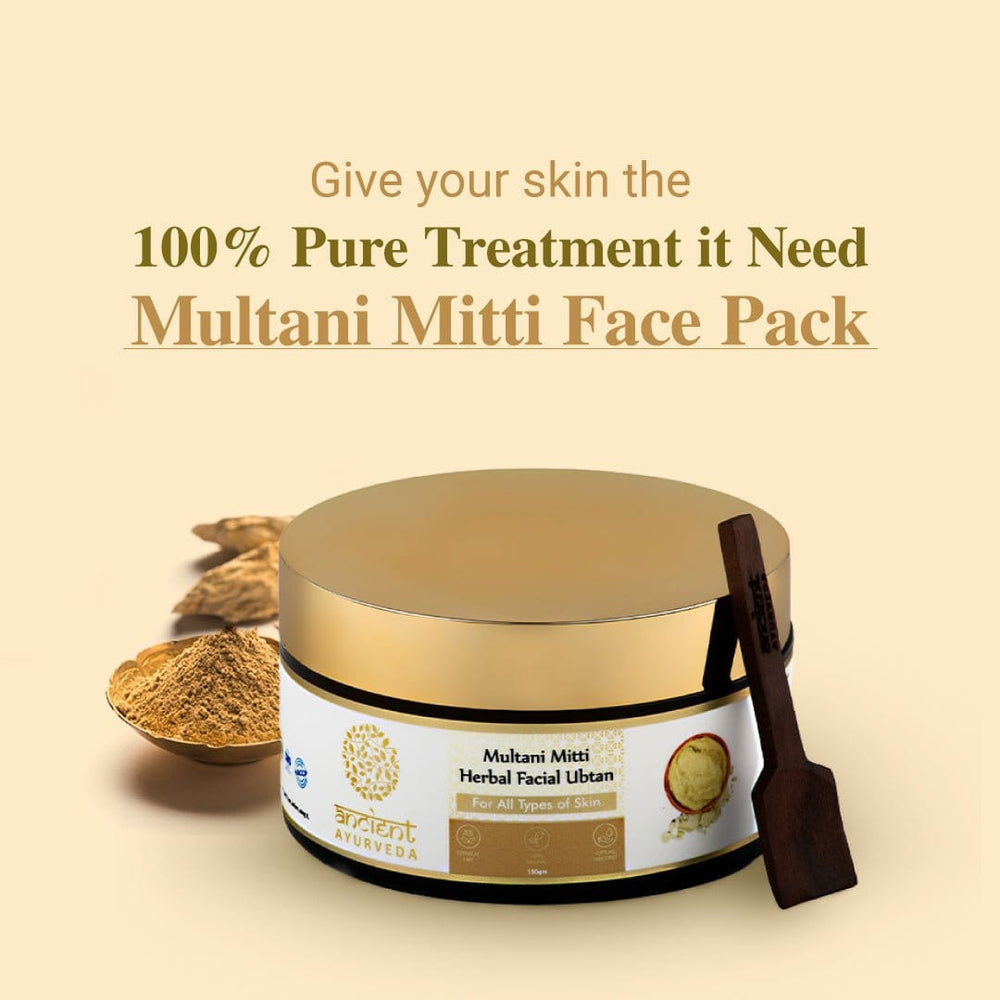 Multani Mitti Herbal Facial Ubtan Face Pack- 150 GM - theskincostore